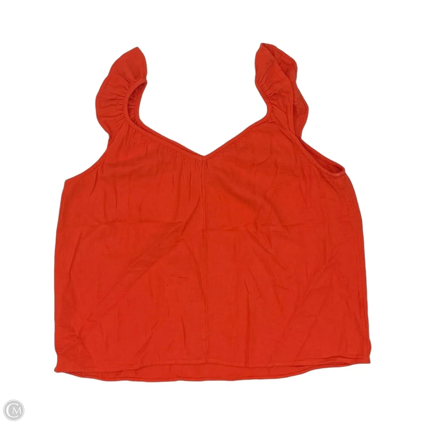 Blouse Sleeveless By Maurices In Orange, Size: Xxl