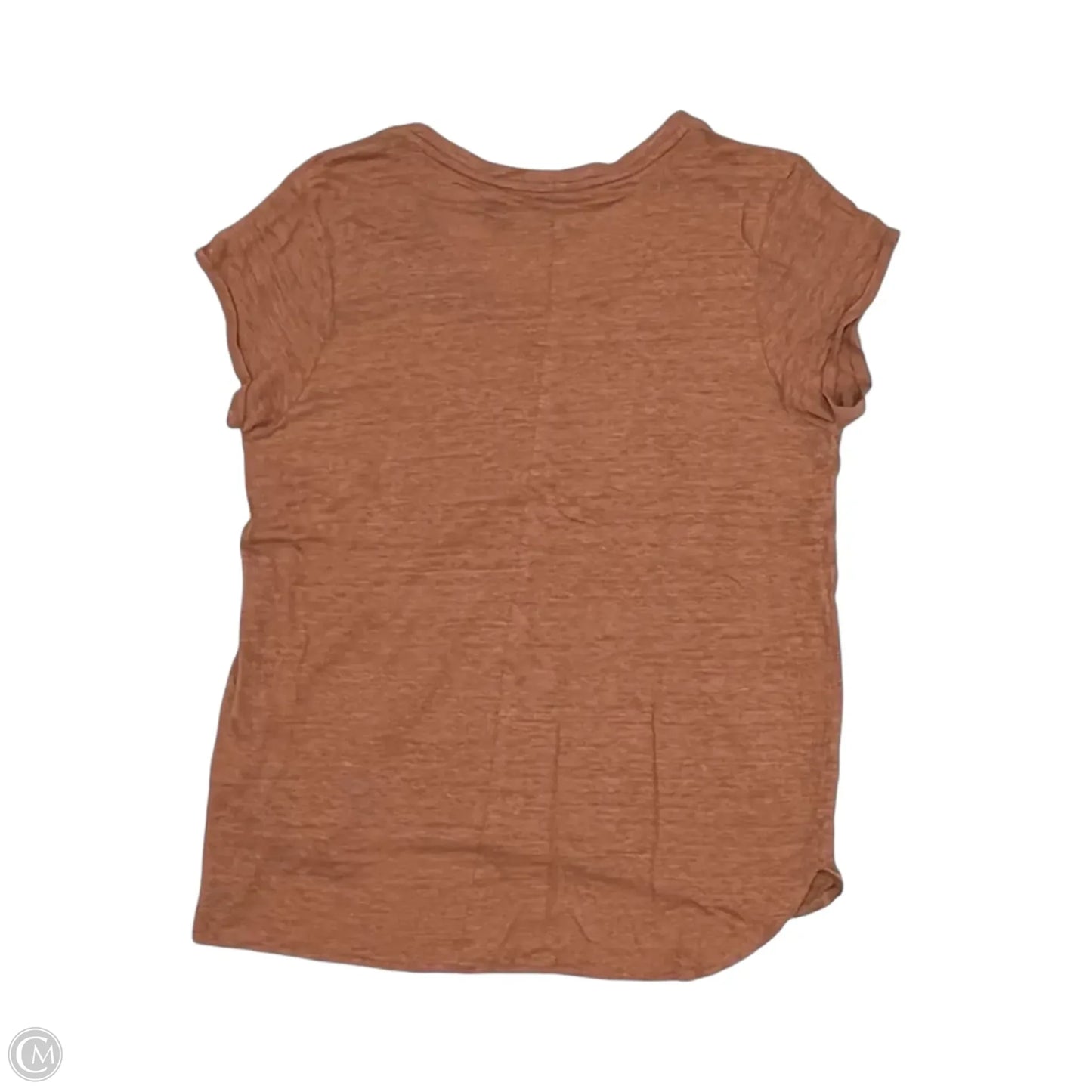 Top Short Sleeve By Tahari In Orange, Size: Xl