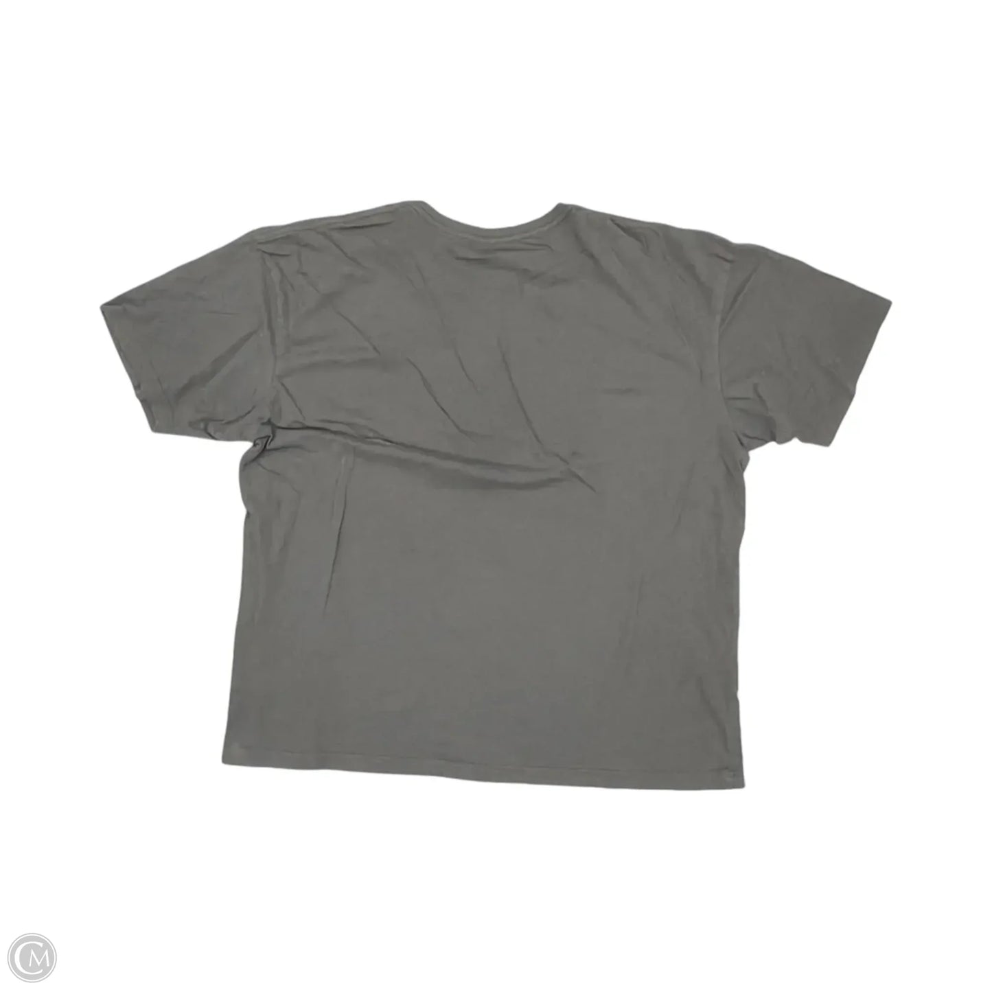 Top Short Sleeve By Life In Grey, Size: Xxl