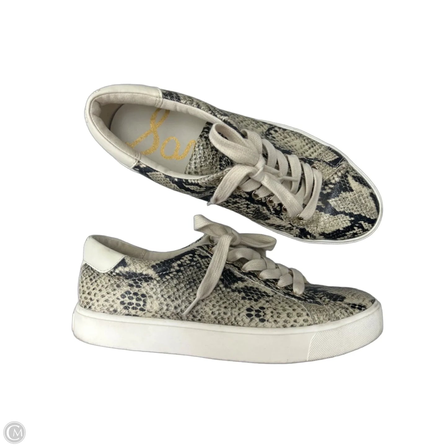 Shoes Sneakers By Sam Edelman In Snakeskin Print, Size: 7.5