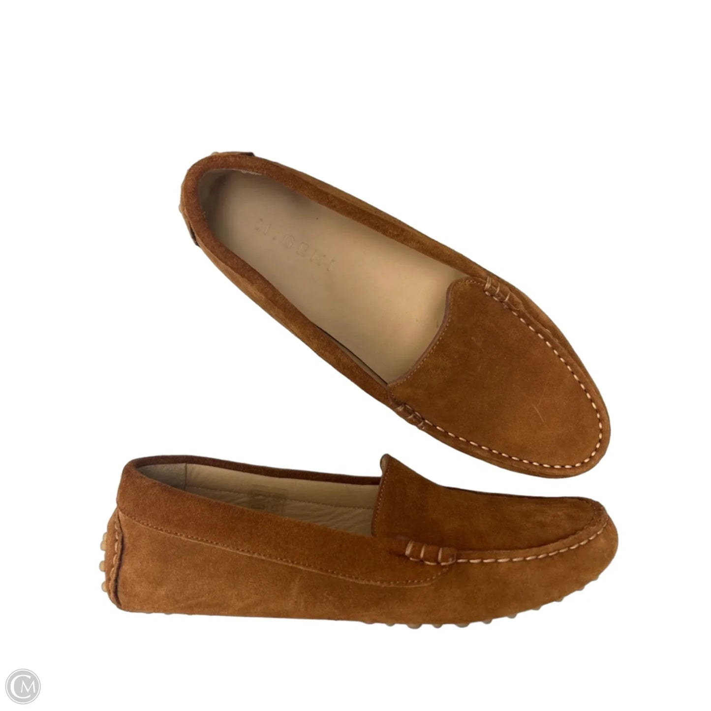 Shoes Flats By Clothes Mentor In Brown, Size: 7.5