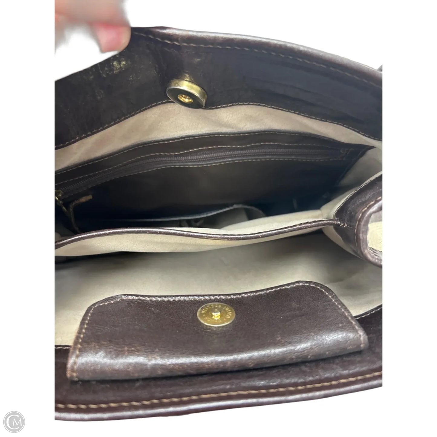 Handbag Designer By Brahmin, Size: Small