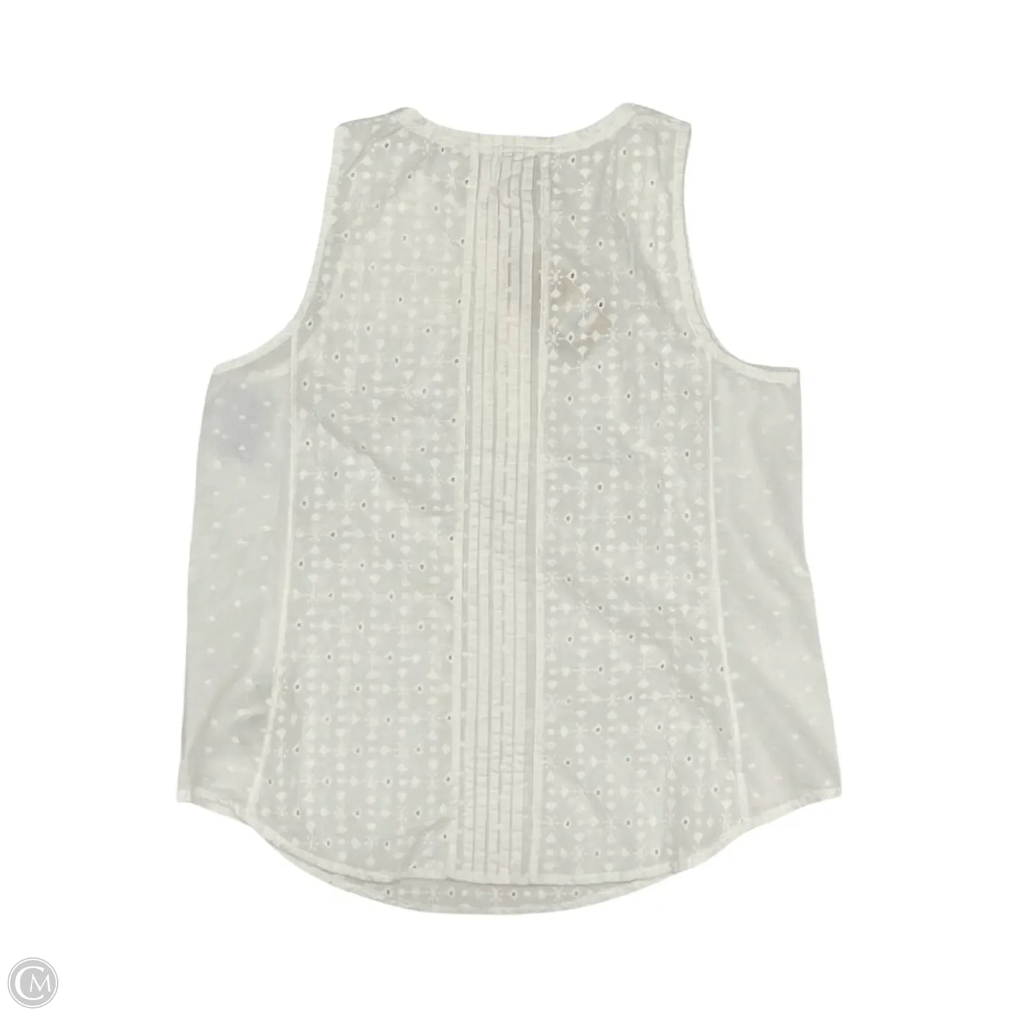 Blouse Sleeveless By Fatface In Cream, Size: M