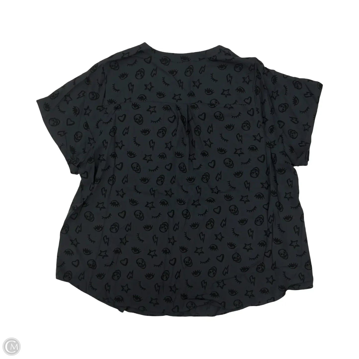 Top Short Sleeve By Torrid In Black, Size: 4x