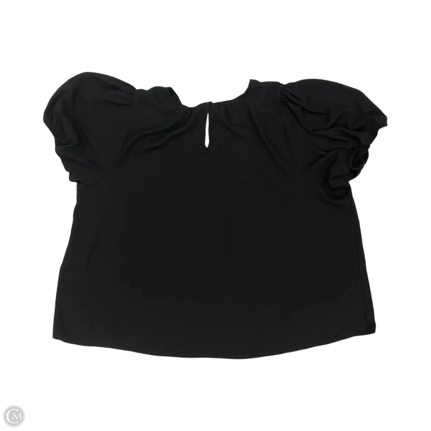 Blouse Short Sleeve By Lc Lauren Conrad In Black, Size: 3x