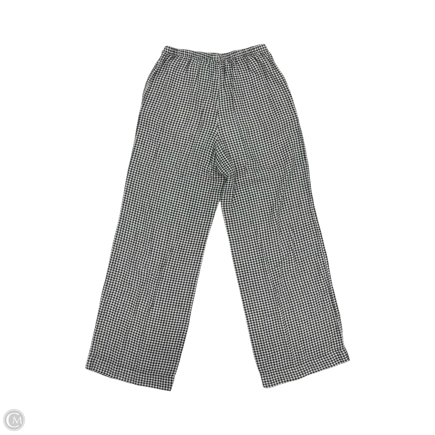 Pants Linen By A New Day In Black & White, Size: Xs
