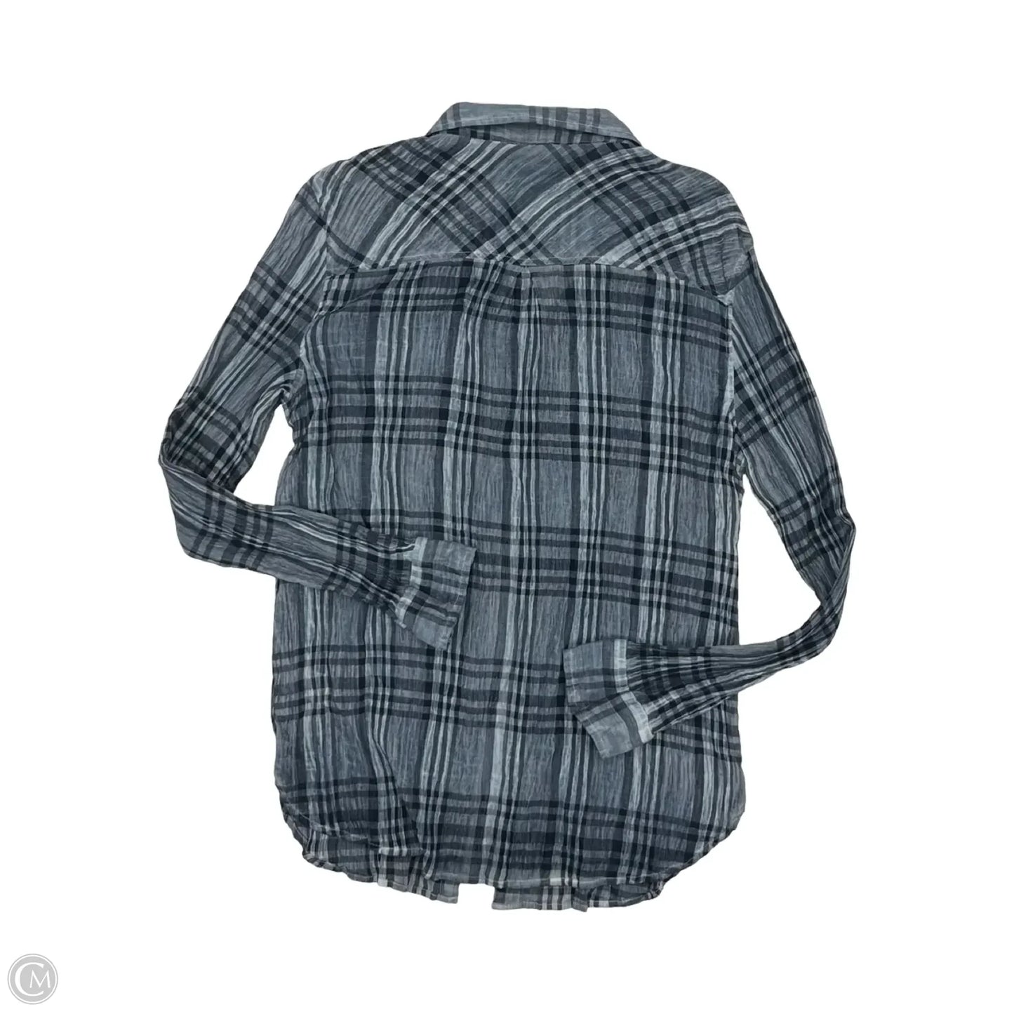Top Long Sleeve By Lucky & Blessed In Blue, Size: L