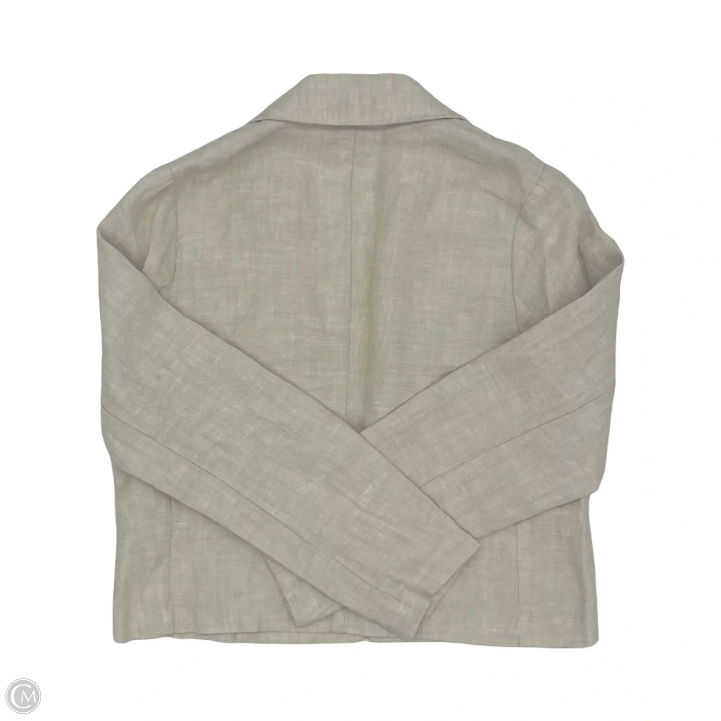 Blazer By Garnet Hill In Tan, Size: Xs
