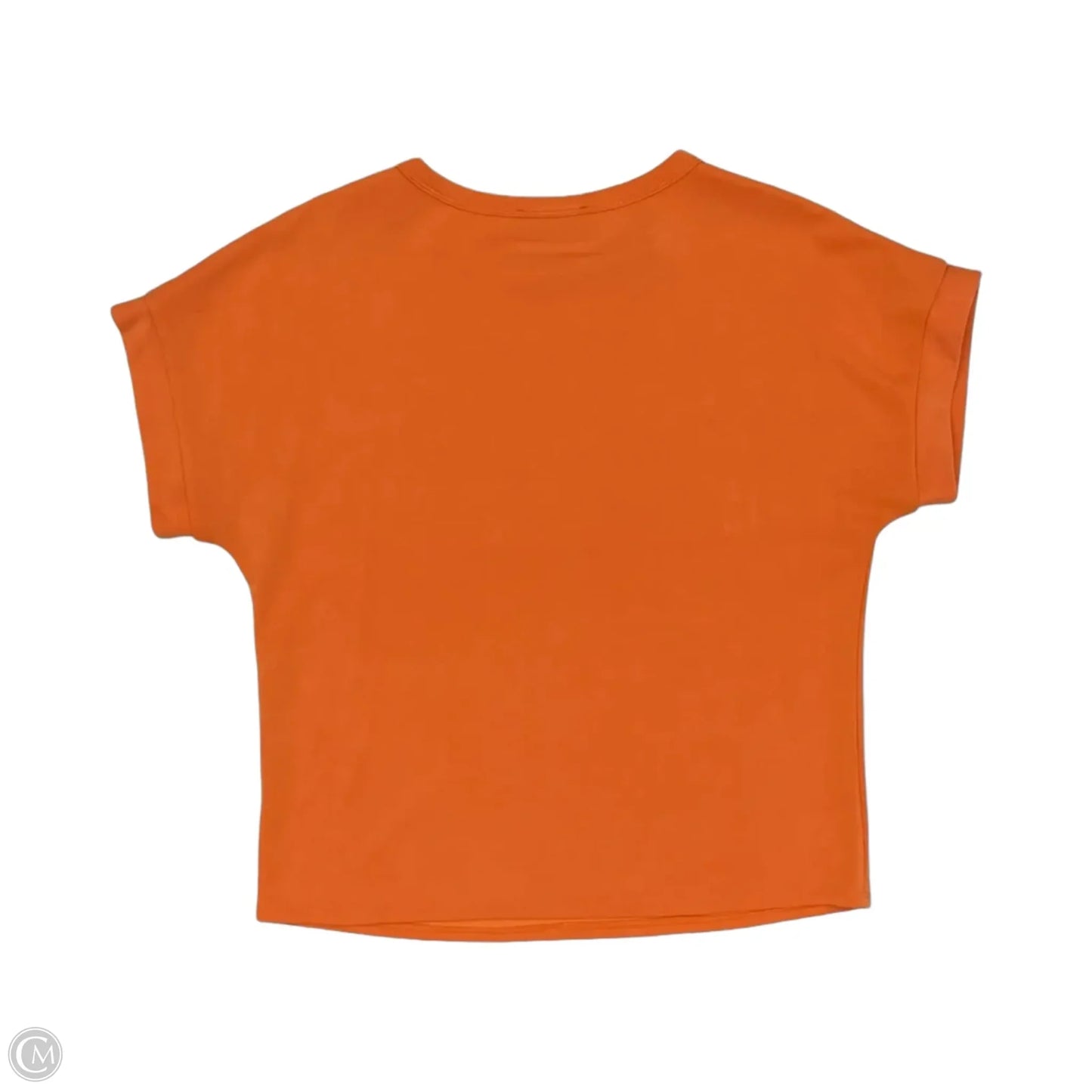 Top Short Sleeve By Filly Flair In Orange, Size: M