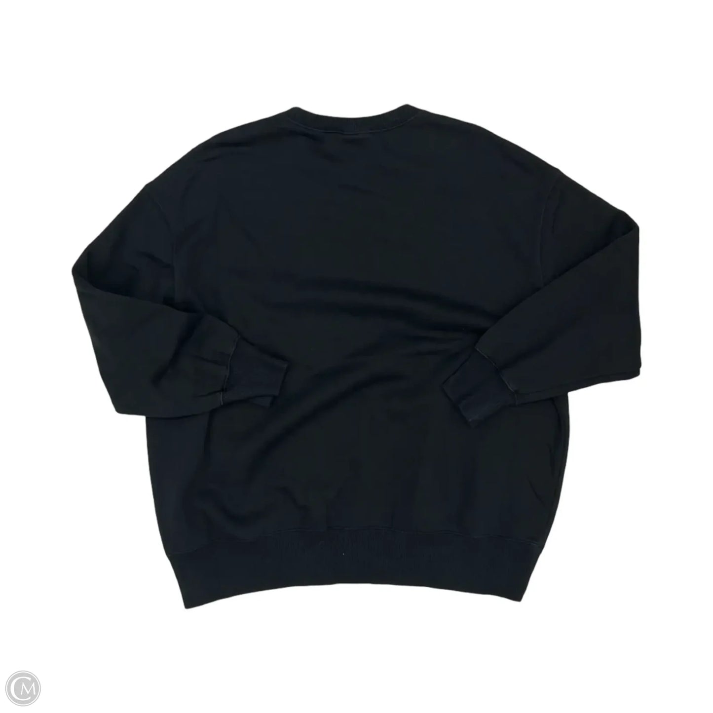 Athletic Sweatshirt Crewneck By Nike In Black, Size: L