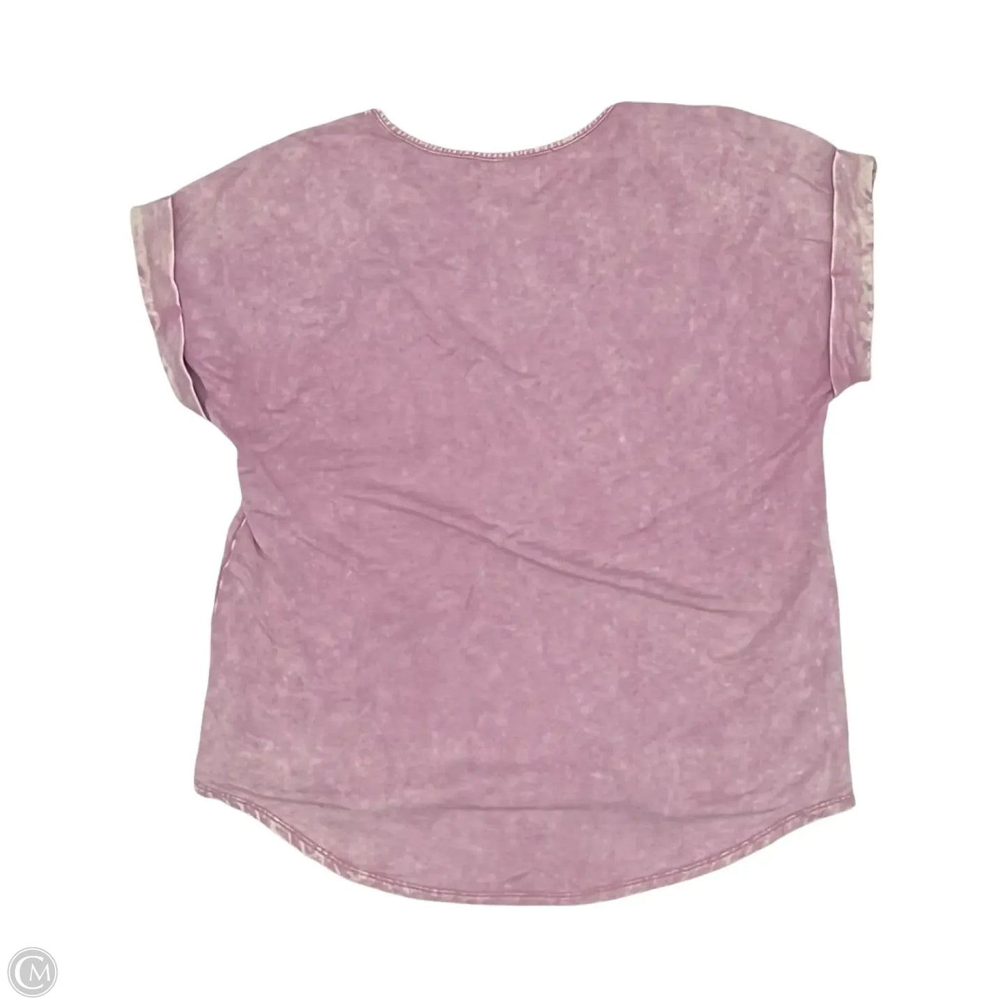 Top Short Sleeve By Grace & Lace In Pink, Size: Xs