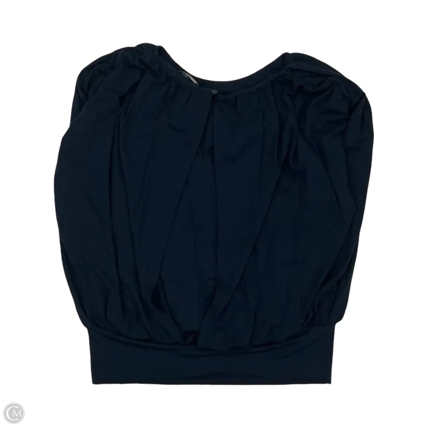 Blouse Sleeveless By Banana Republic In Navy, Size: M