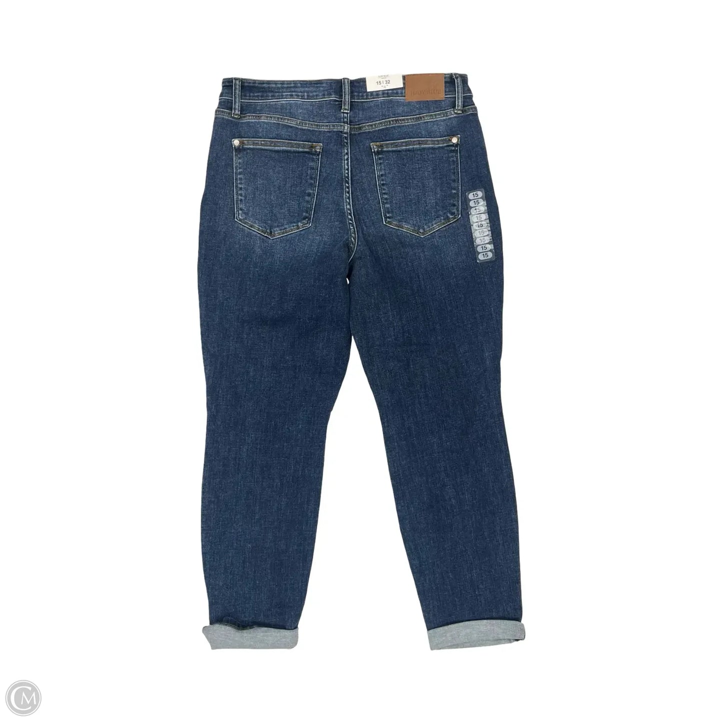 Jeans Skinny By Judy Blue In Blue Denim, Size: 14