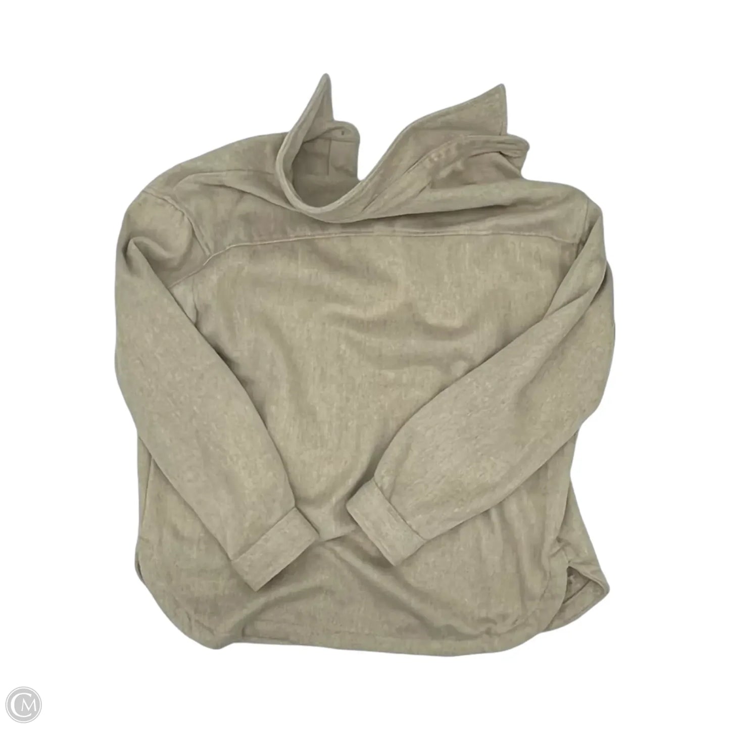 Jacket Shirt By Members Mark In Tan, Size: M