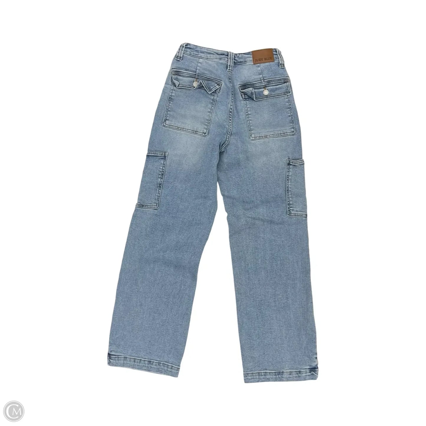 Jeans Wide Leg By Judy Blue In Blue Denim, Size: 6
