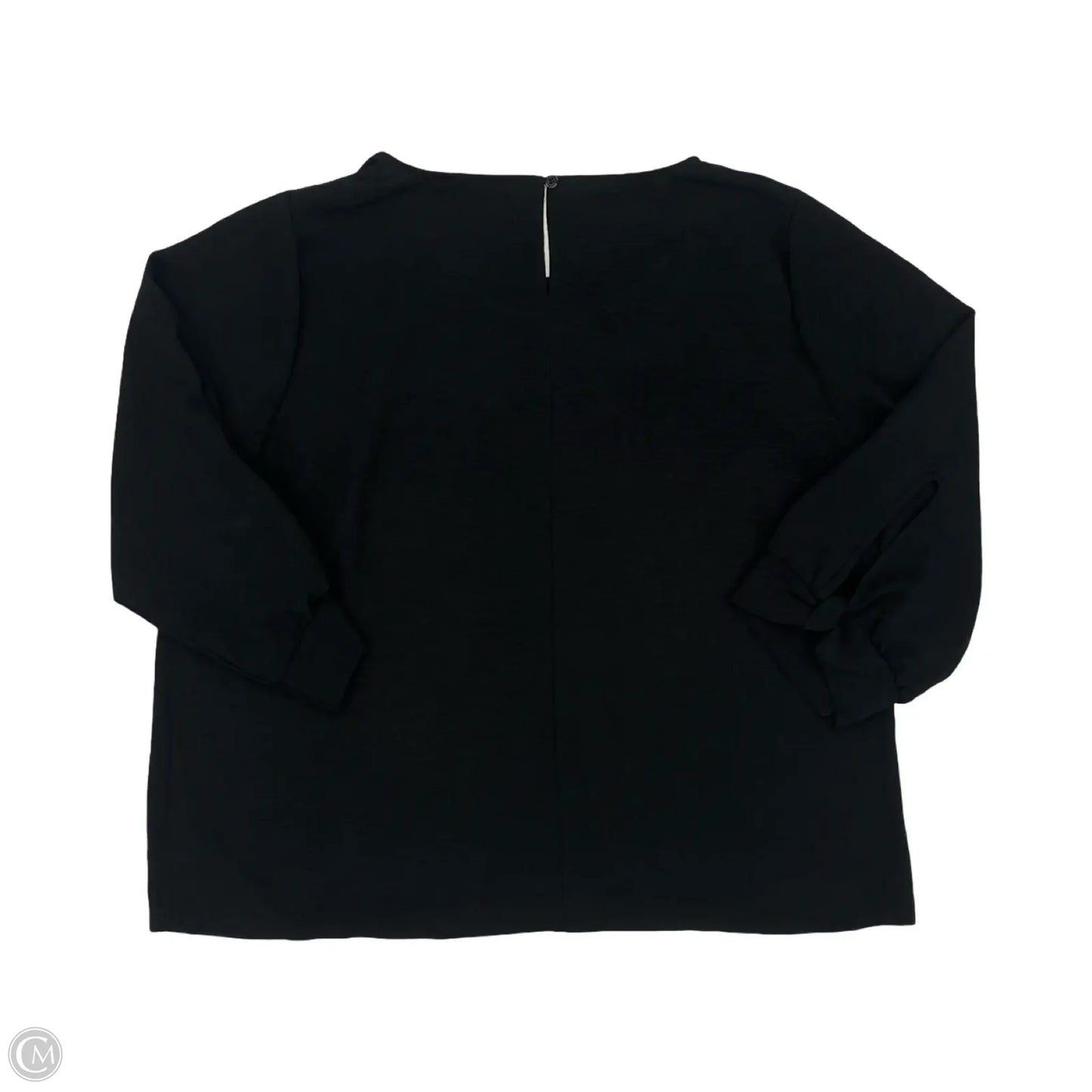 Blouse Long Sleeve By Boohoo Boutique In Black, Size: L