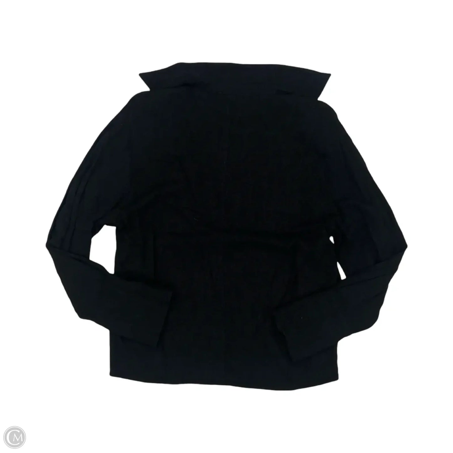 Blouse Long Sleeve By Topshop In Black, Size: M