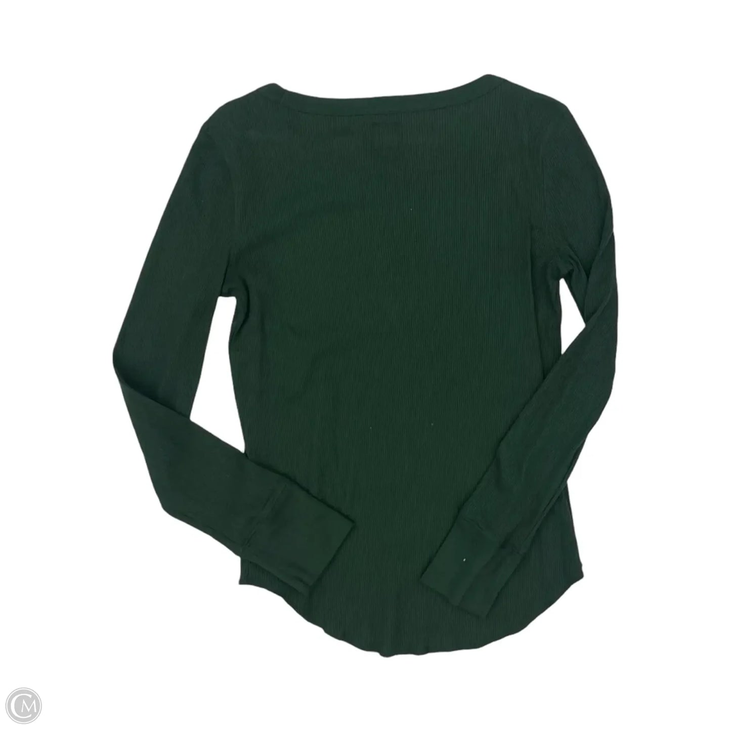 Top Long Sleeve By Gap In Green, Size: Xs