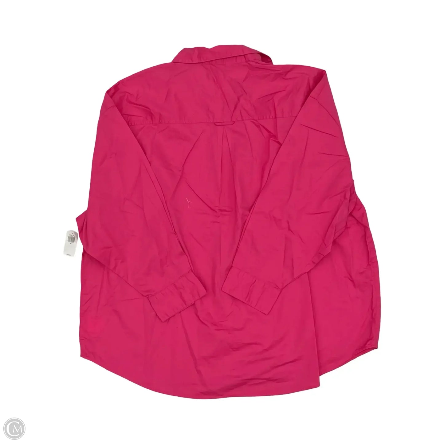 Blouse Long Sleeve By Old Navy In Pink, Size: Xl