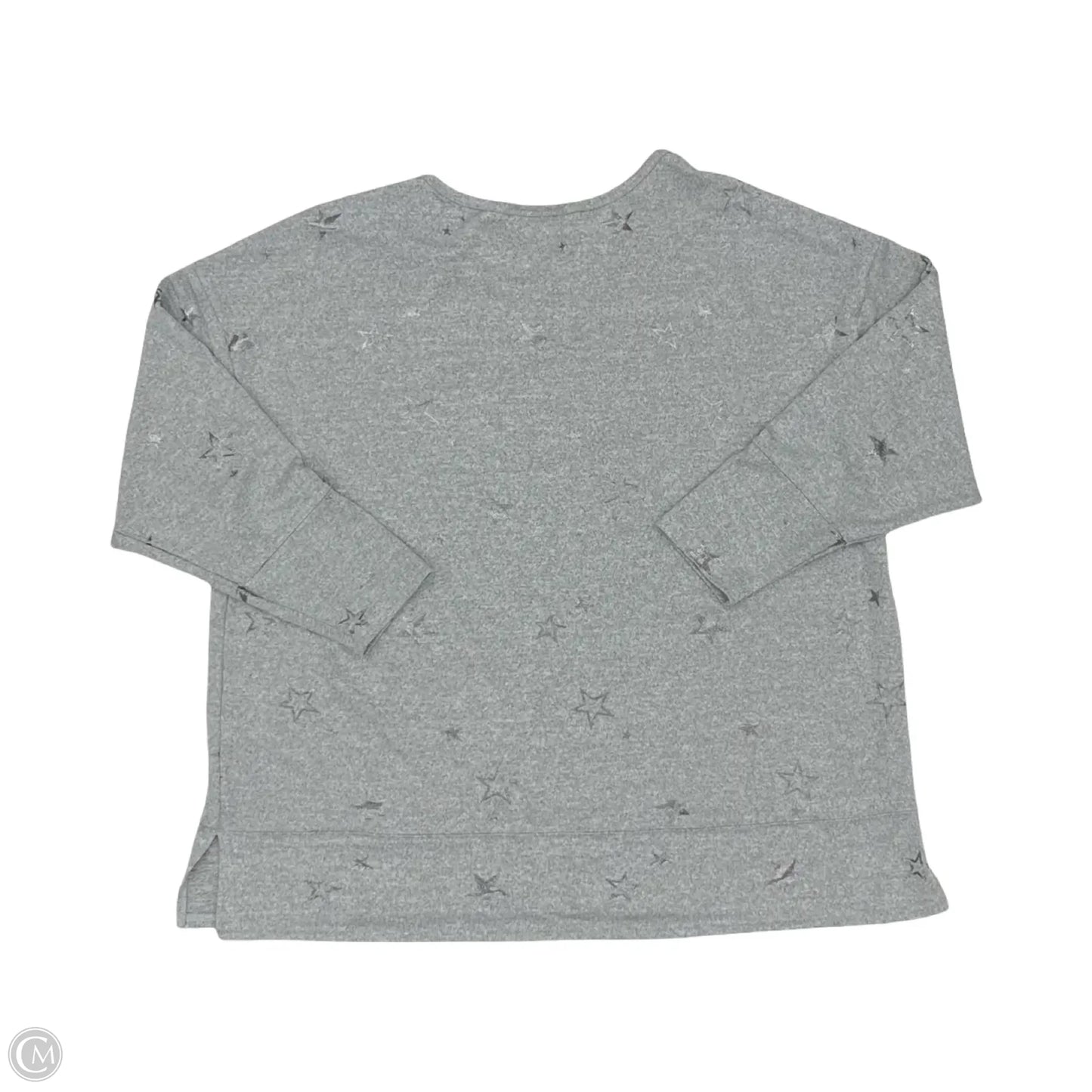 Top Long Sleeve By Lane Bryant In Grey, Size: 1x