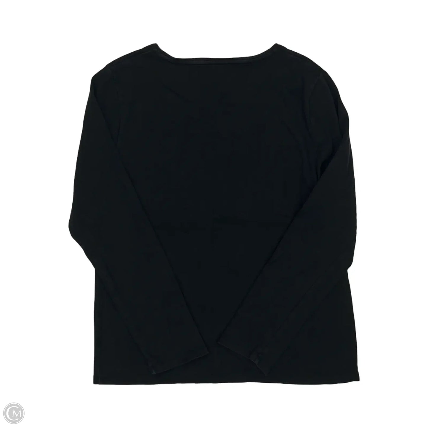 Top Long Sleeve By Talbots In Black, Size: L