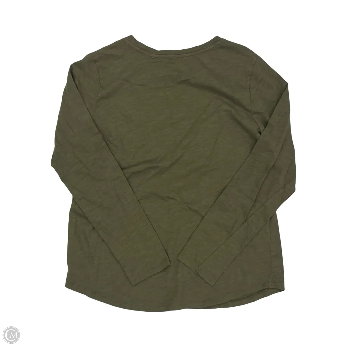 Top Long Sleeve By Sonoma In Green, Size: L