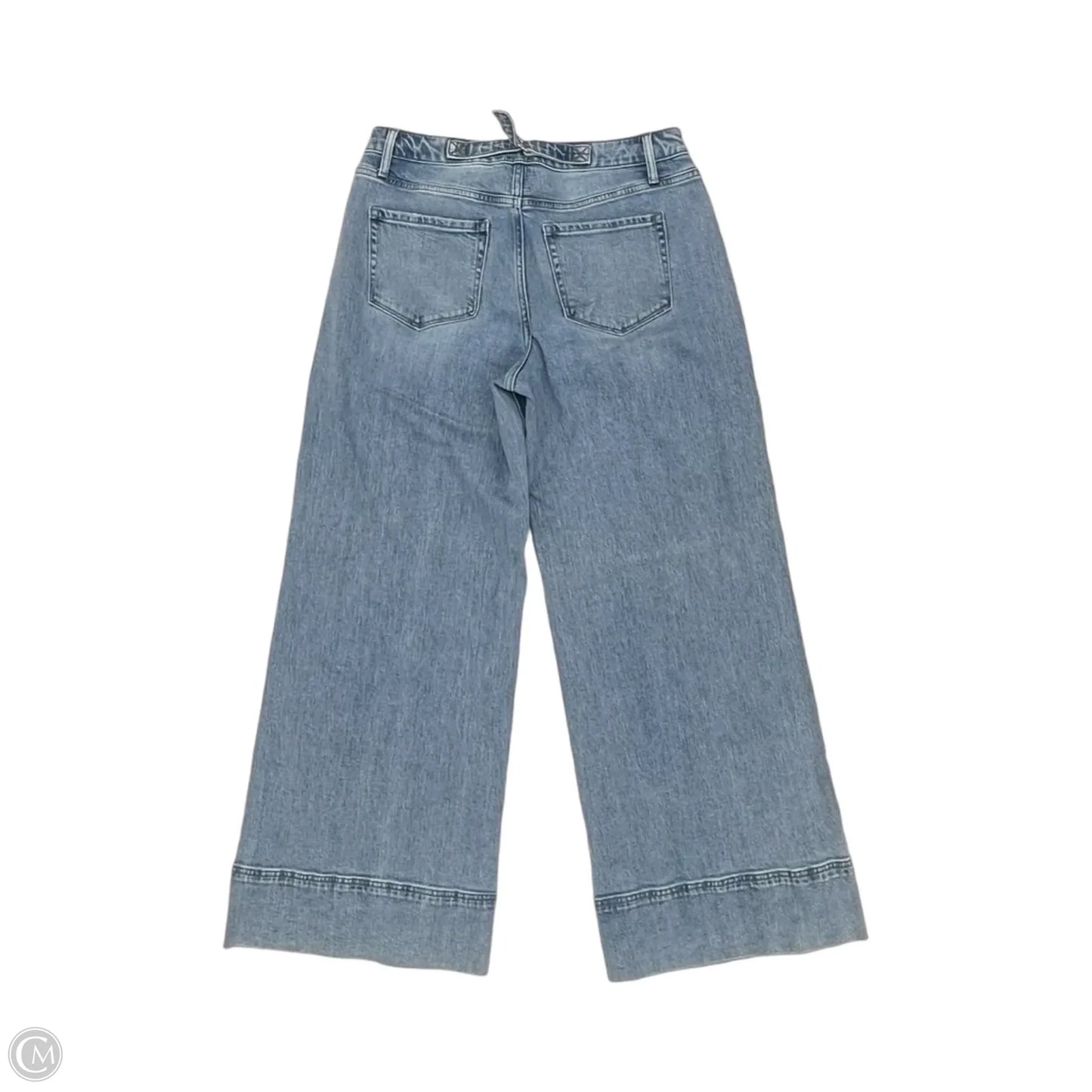 Jeans Wide Leg By Vervet In Blue Denim, Size: 8