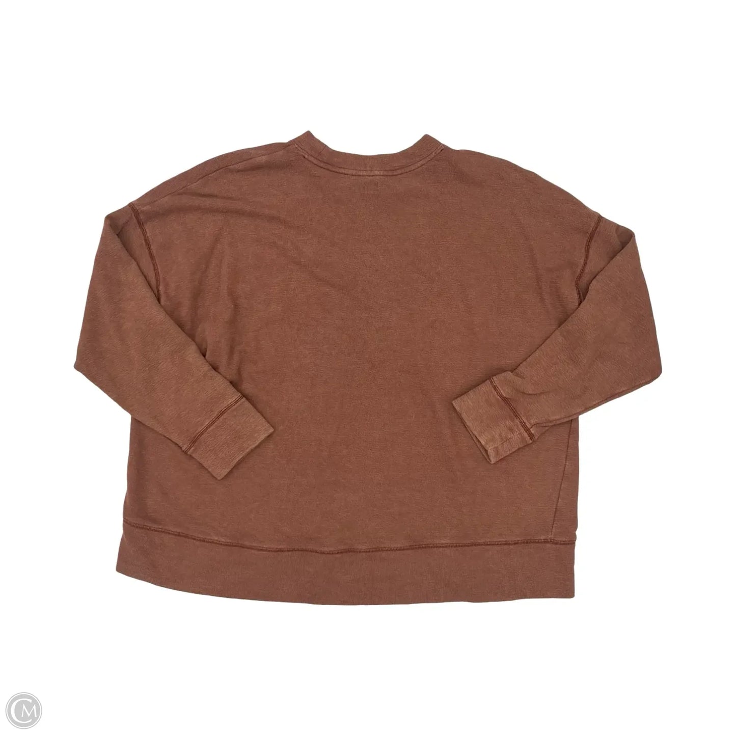 Top Long Sleeve By Aerie In Brown, Size: Xl