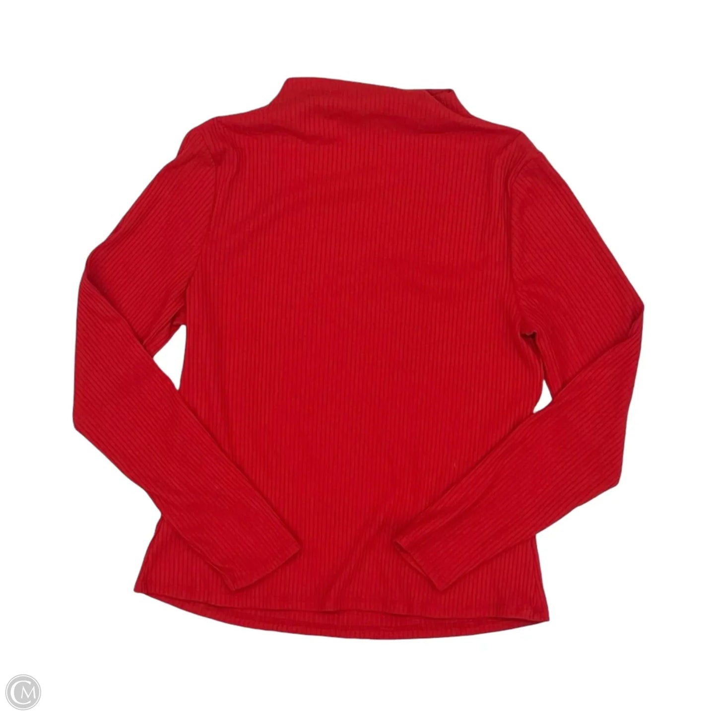 Top Long Sleeve By A New Day In Red, Size: L