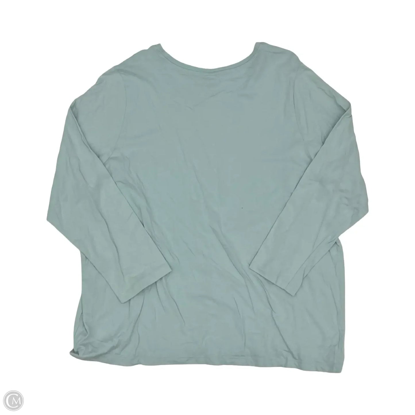 Top Long Sleeve By Vera Bradley In Blue, Size: 3x
