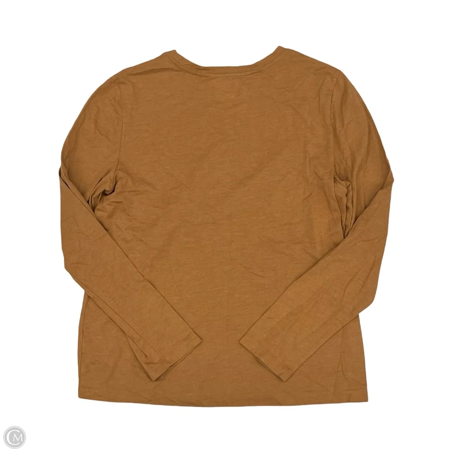 Top Long Sleeve By Natural Reflections In Orange, Size: M
