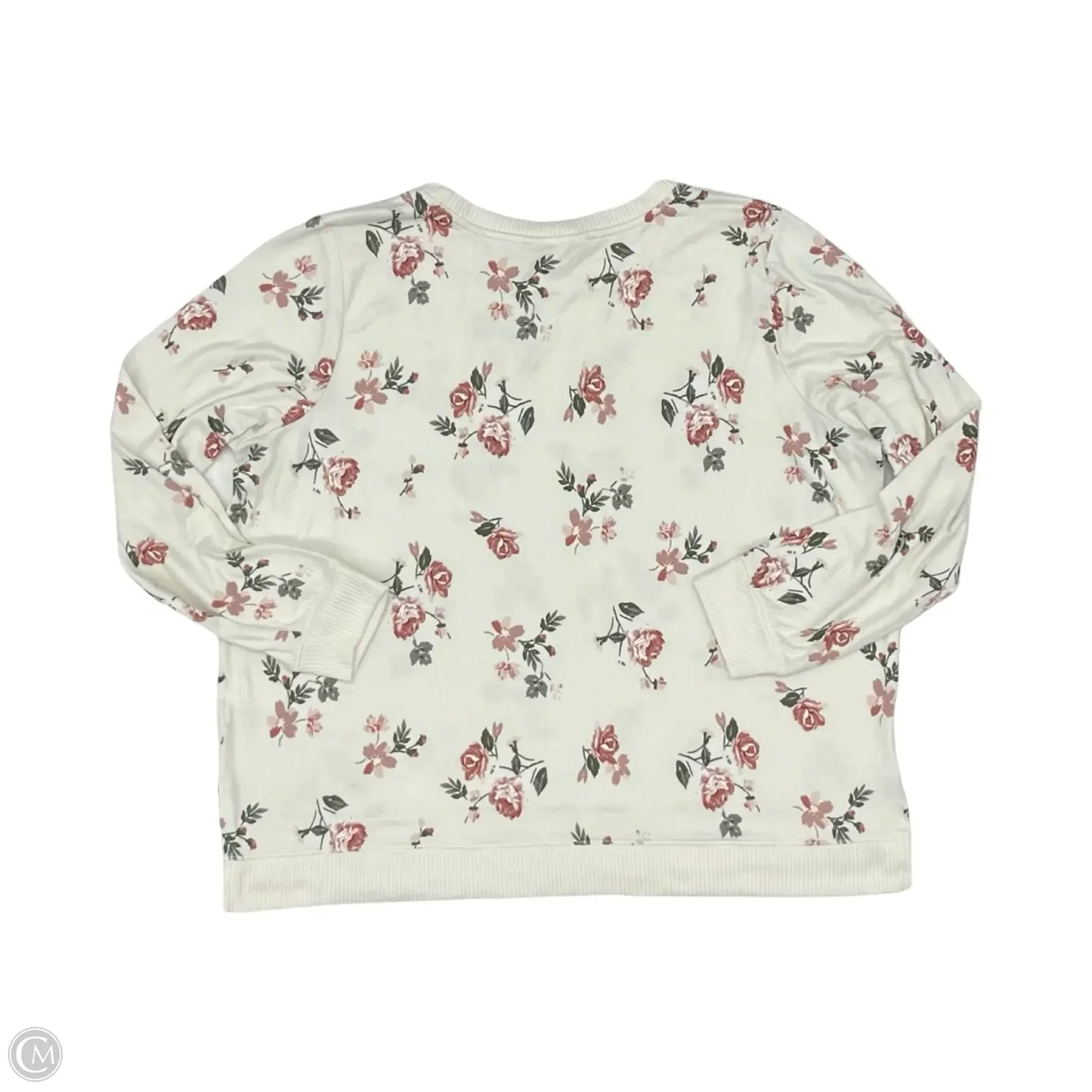 Top Long Sleeve By Lucky Brand In Floral Print, Size: 1x