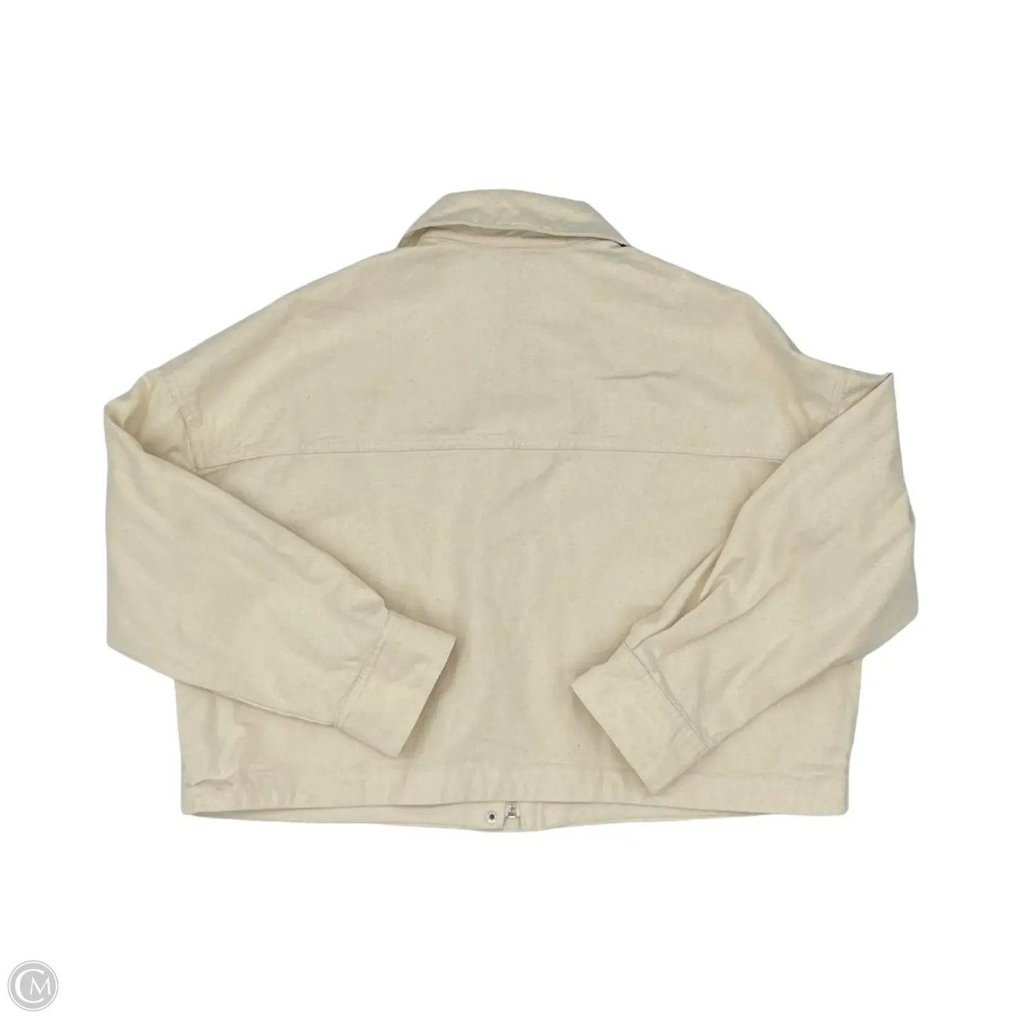 Jacket Denim By old navy In Cream Denim, Size: L