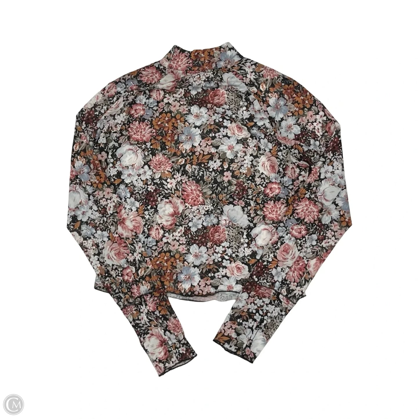 Blouse Long Sleeve By Cmf In Floral Print, Size: Xl