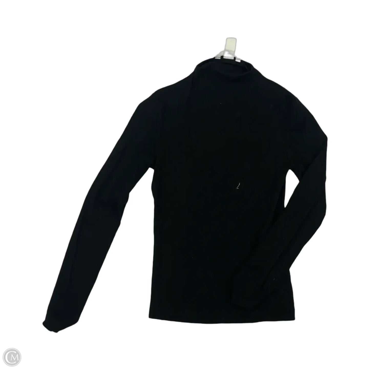 Top Long Sleeve By H&m In Black, Size: S