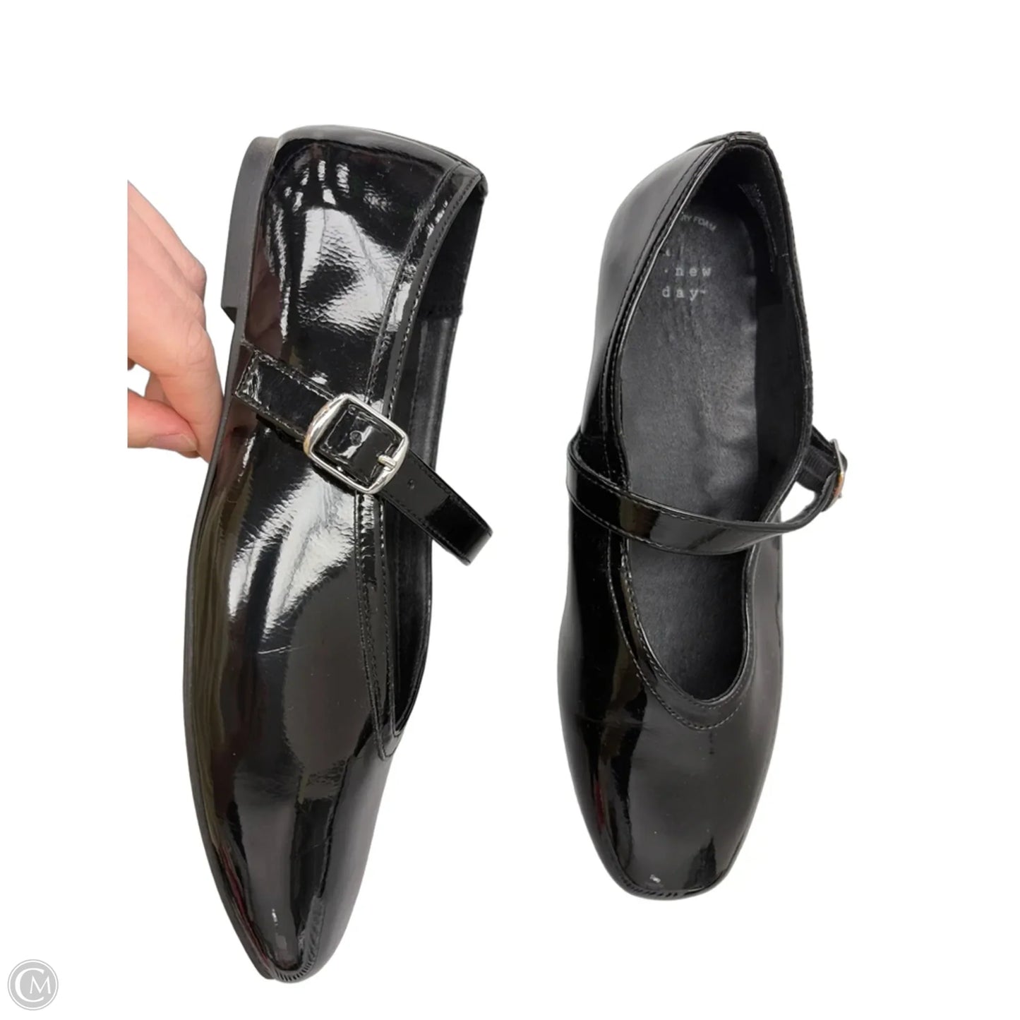Shoes Flats By A New Day In Black, Size: 8.5