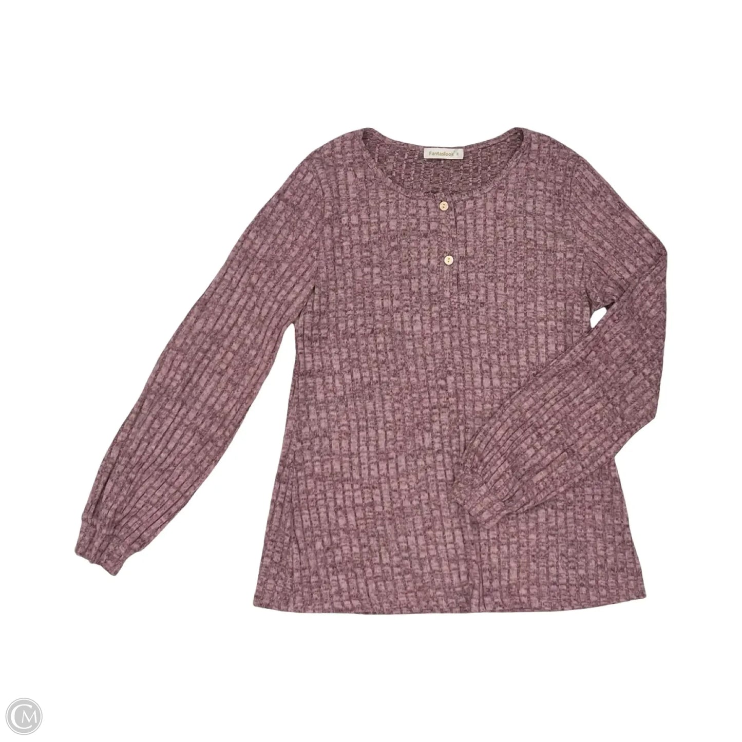 Top Long Sleeve By Cmf In Pink, Size: M