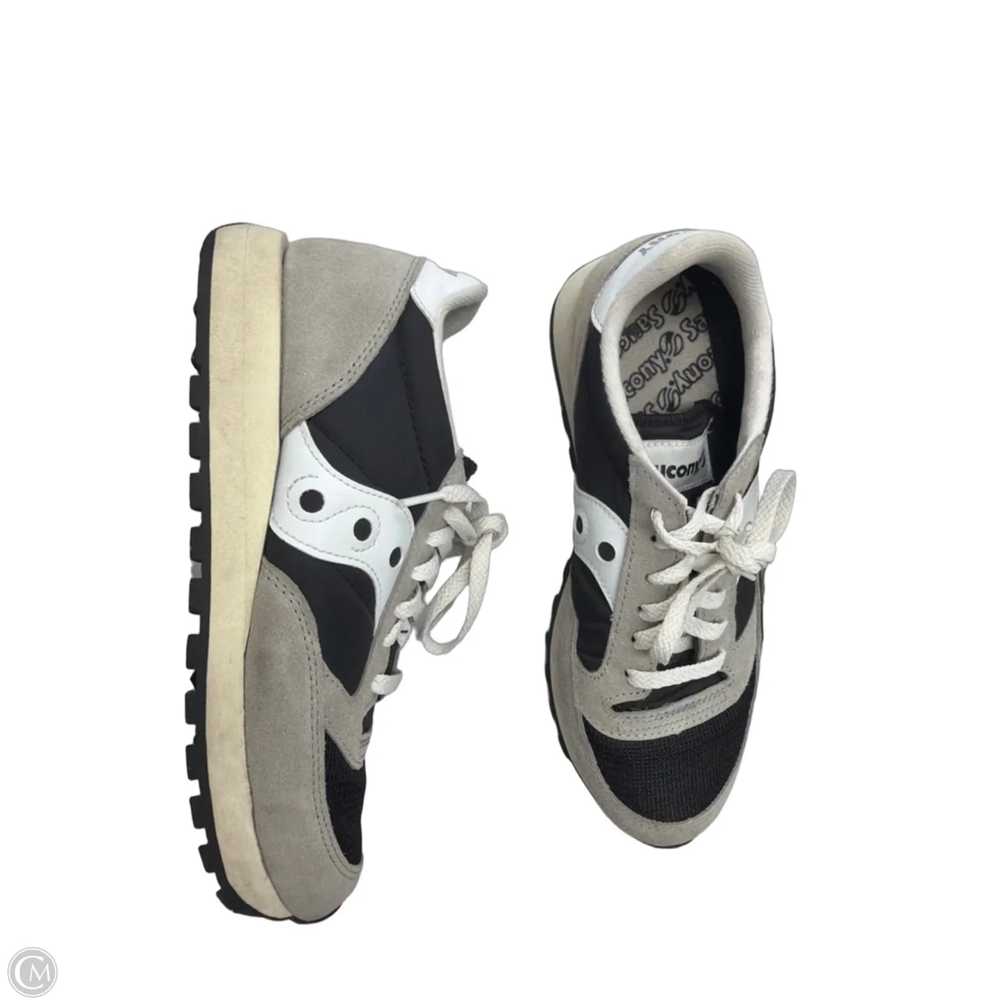 Shoes Sneakers By Saucony In Black & Tan, Size: 8.5
