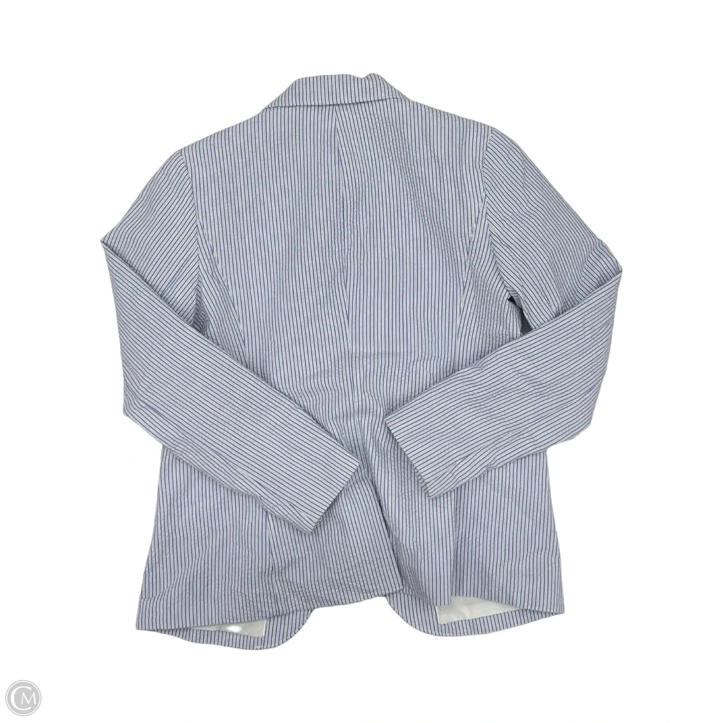 Blazer By Lands End In Blue & White, Size: 10p