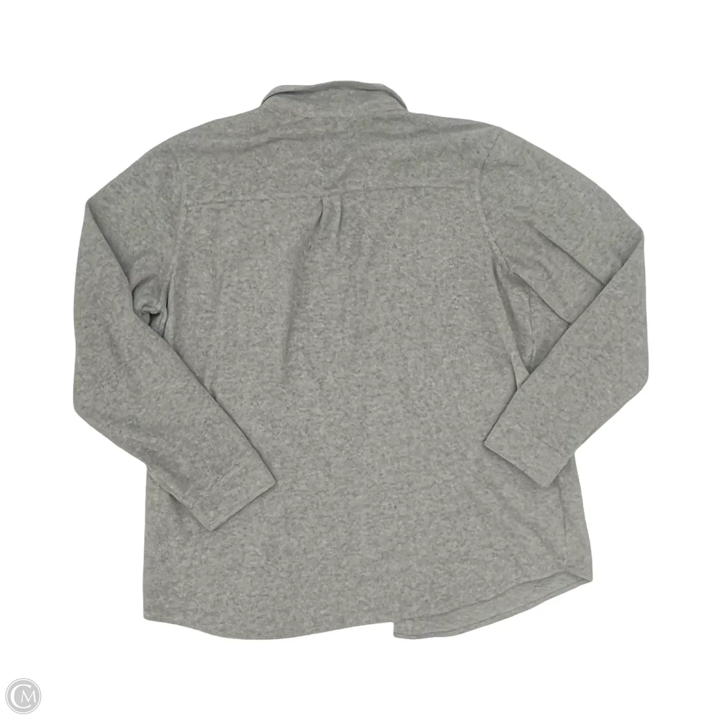 Jacket Shirt By Members Mark In Grey, Size: Xl