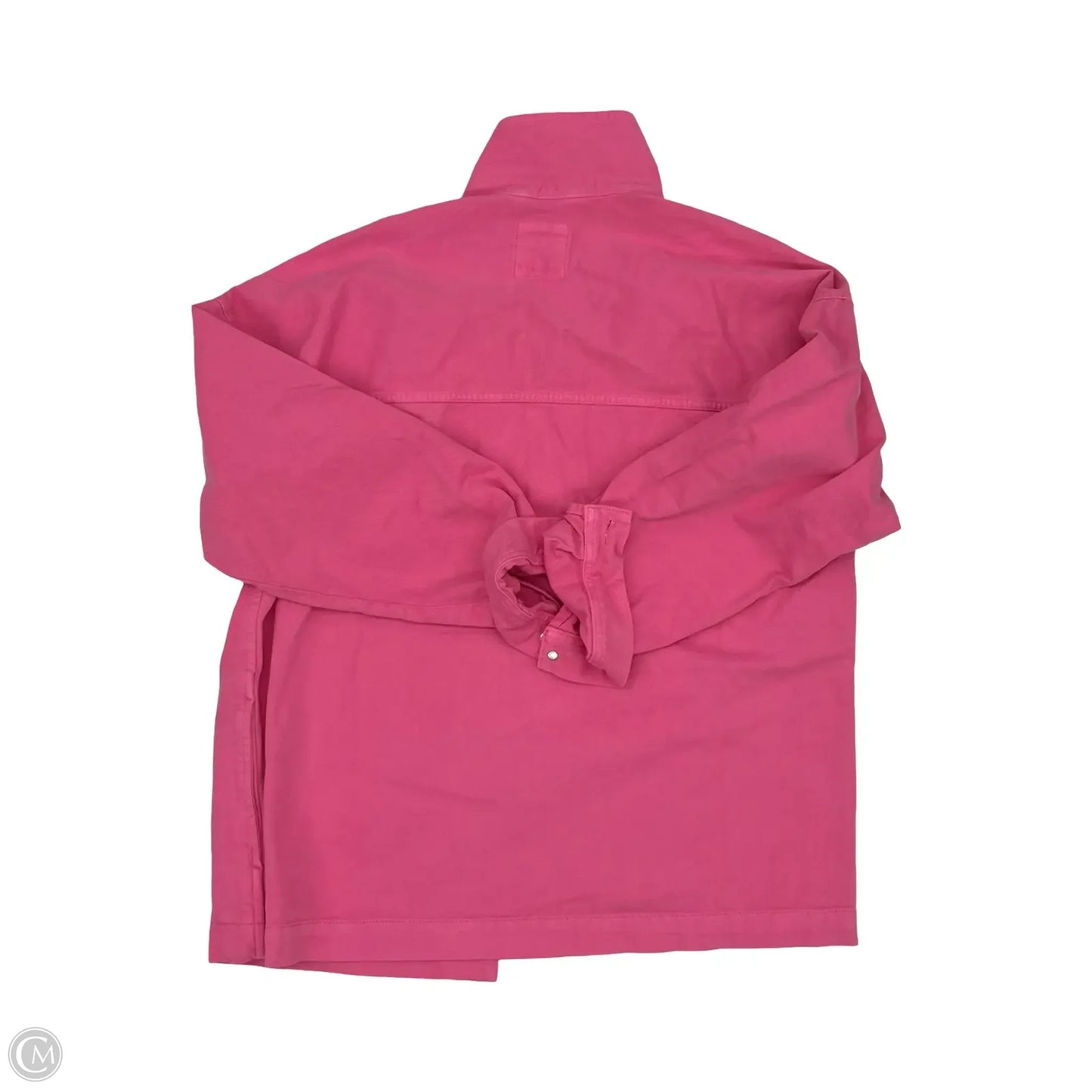 Jacket Denim By Gap In Pink Denim, Size: L