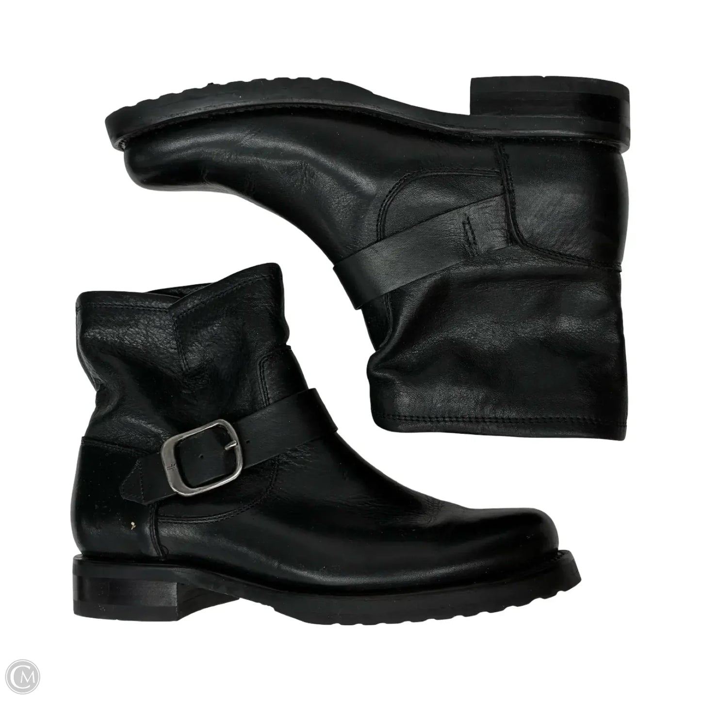Boots Designer By Frye In Black, Size: 7