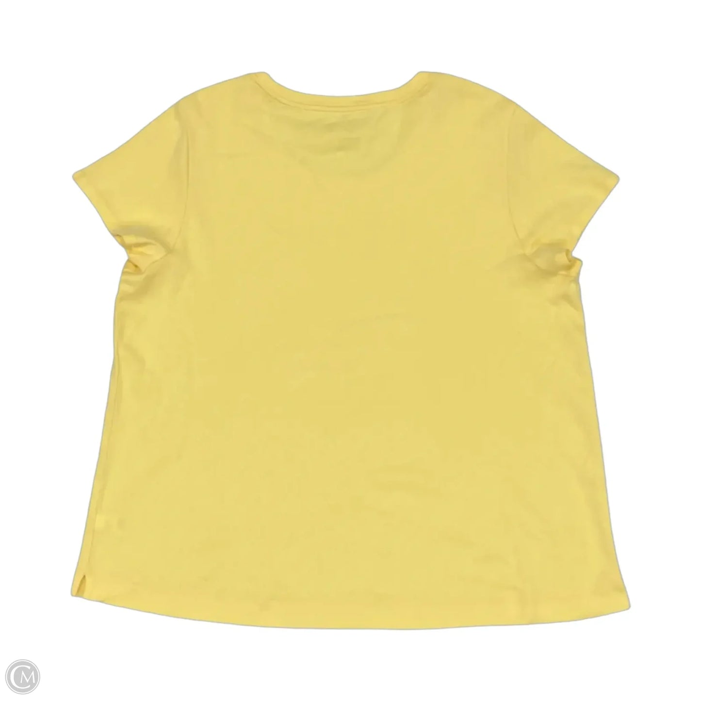 Top Short Sleeve Basic By J. Jill In Yellow, Size: 2x