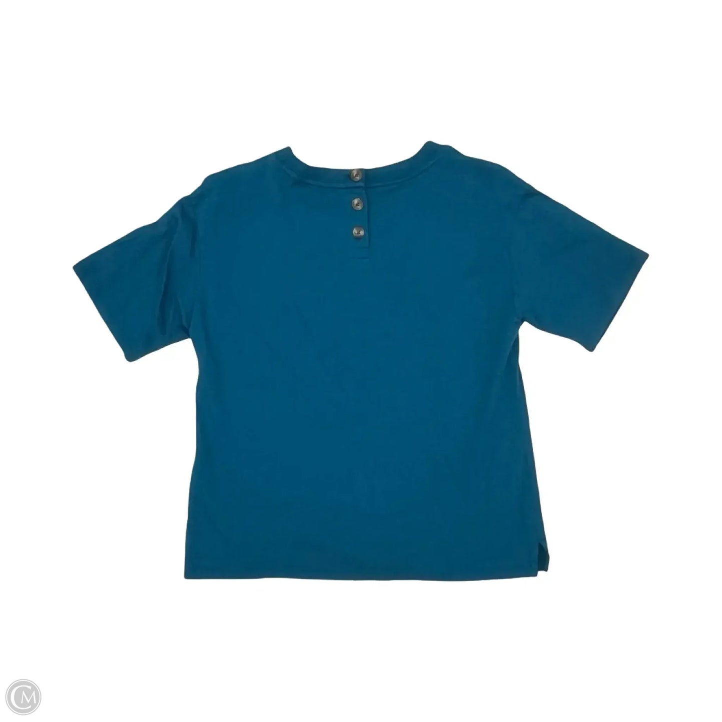 Top Short Sleeve By Talbots In Blue, Size: Sp
