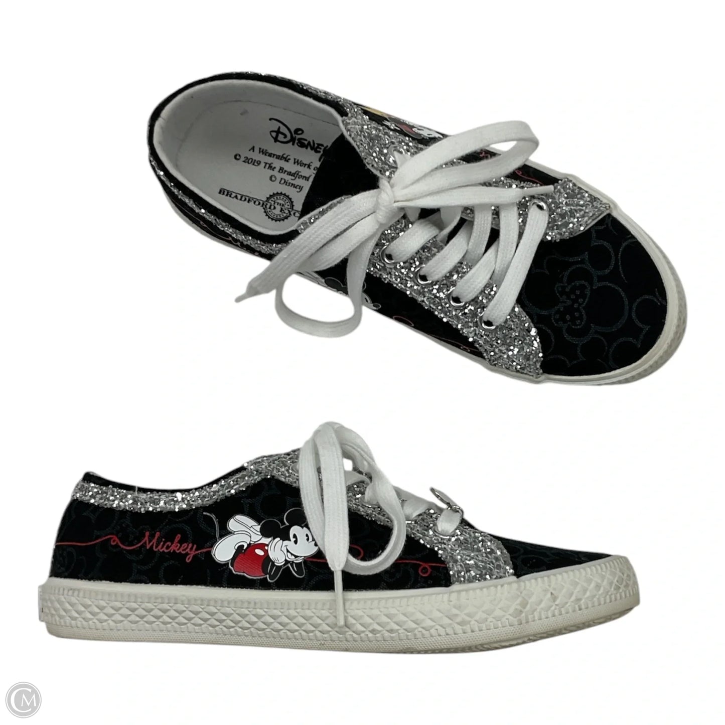 Shoes Sneakers By Clothes Mentor In Black, Size: 6.5