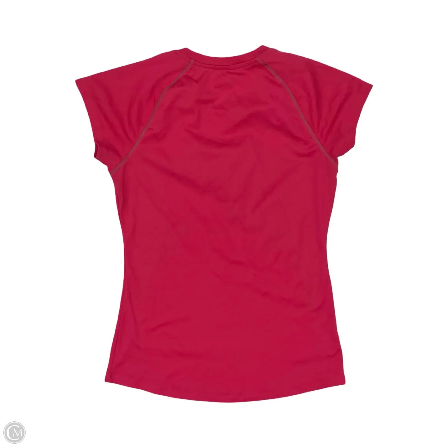Athletic Top Short Sleeve By Champion In Pink, Size: S