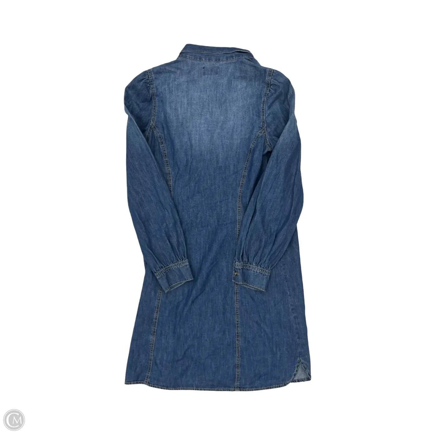 Dress Casual Short By Scoop In Blue Denim, Size: S