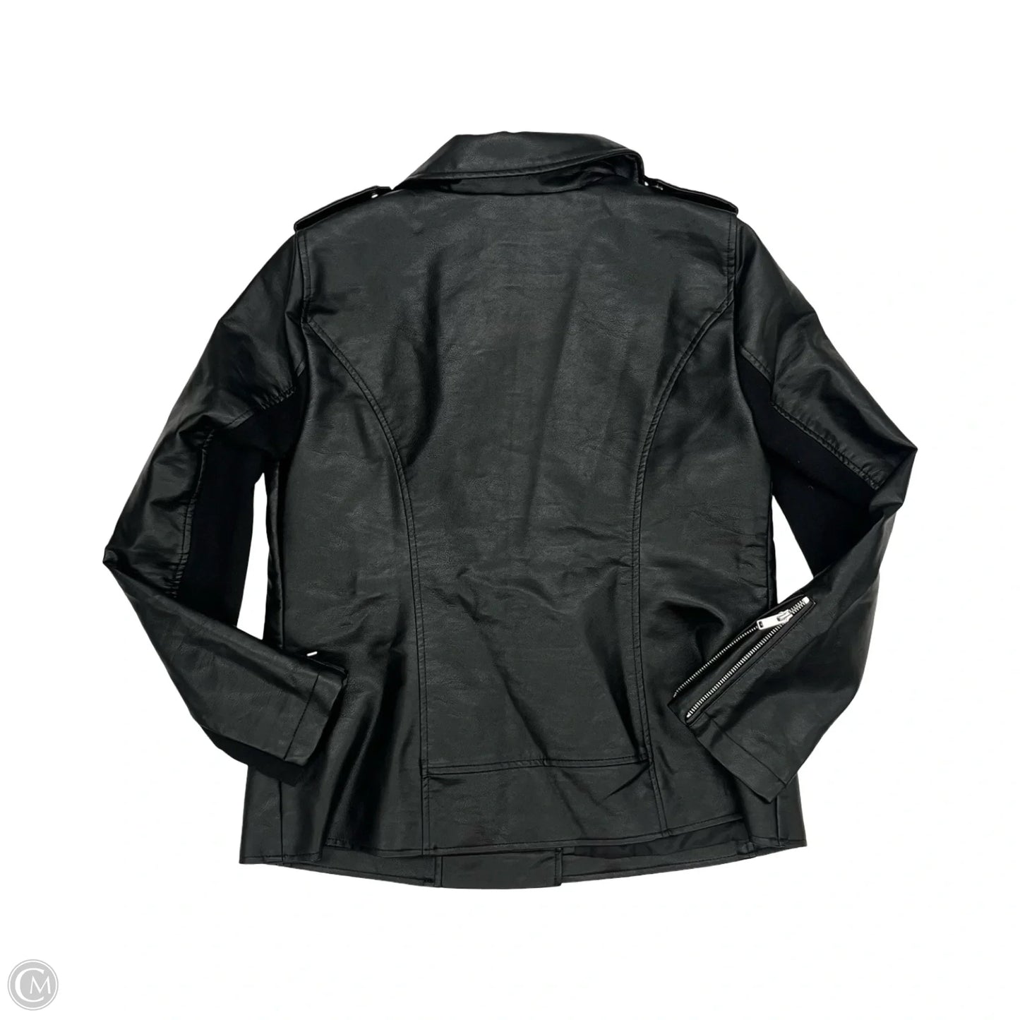 Jacket Moto By Lane Bryant In Black, Size: M