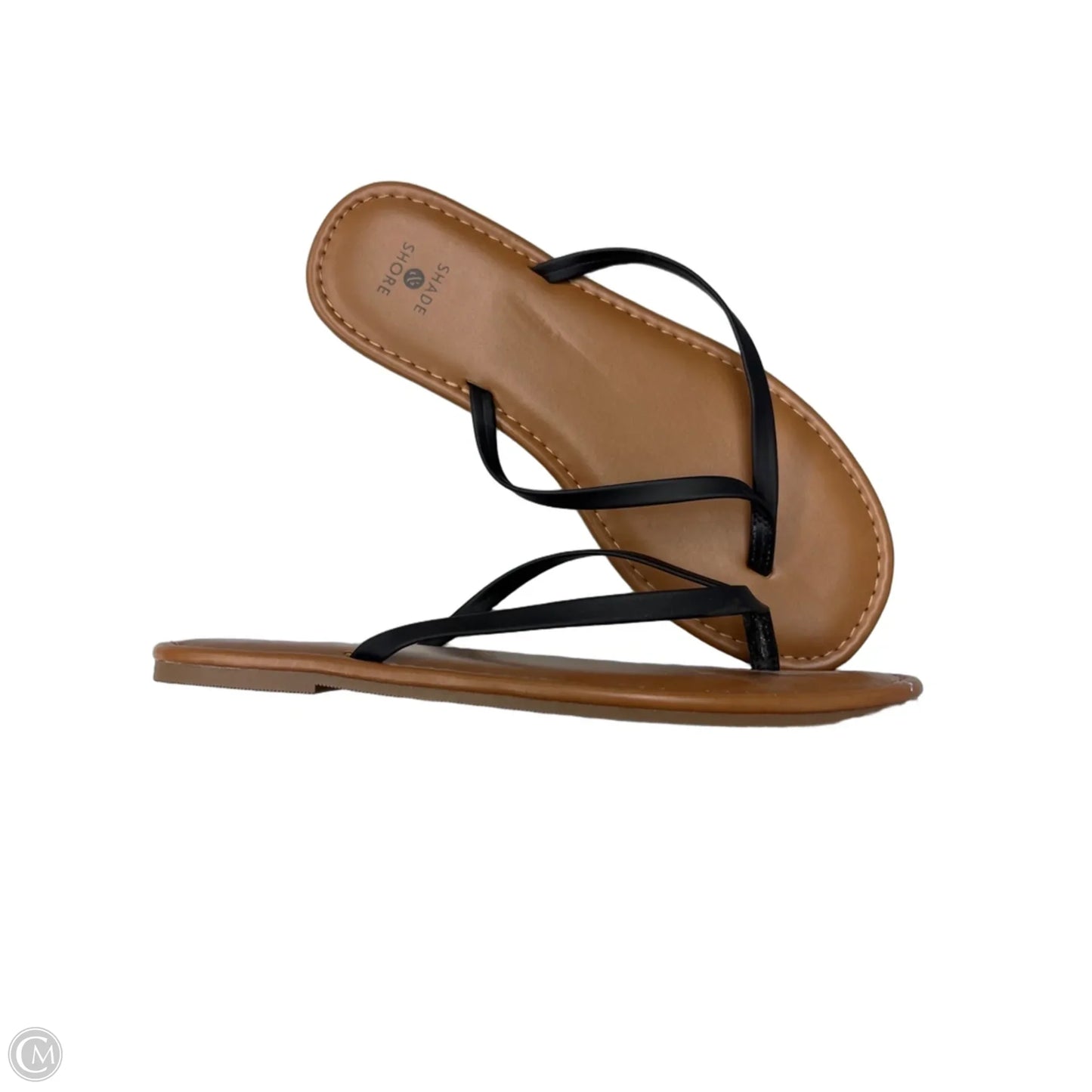 Sandals Flip Flops By Shade & Shore In Tan, Size: 7