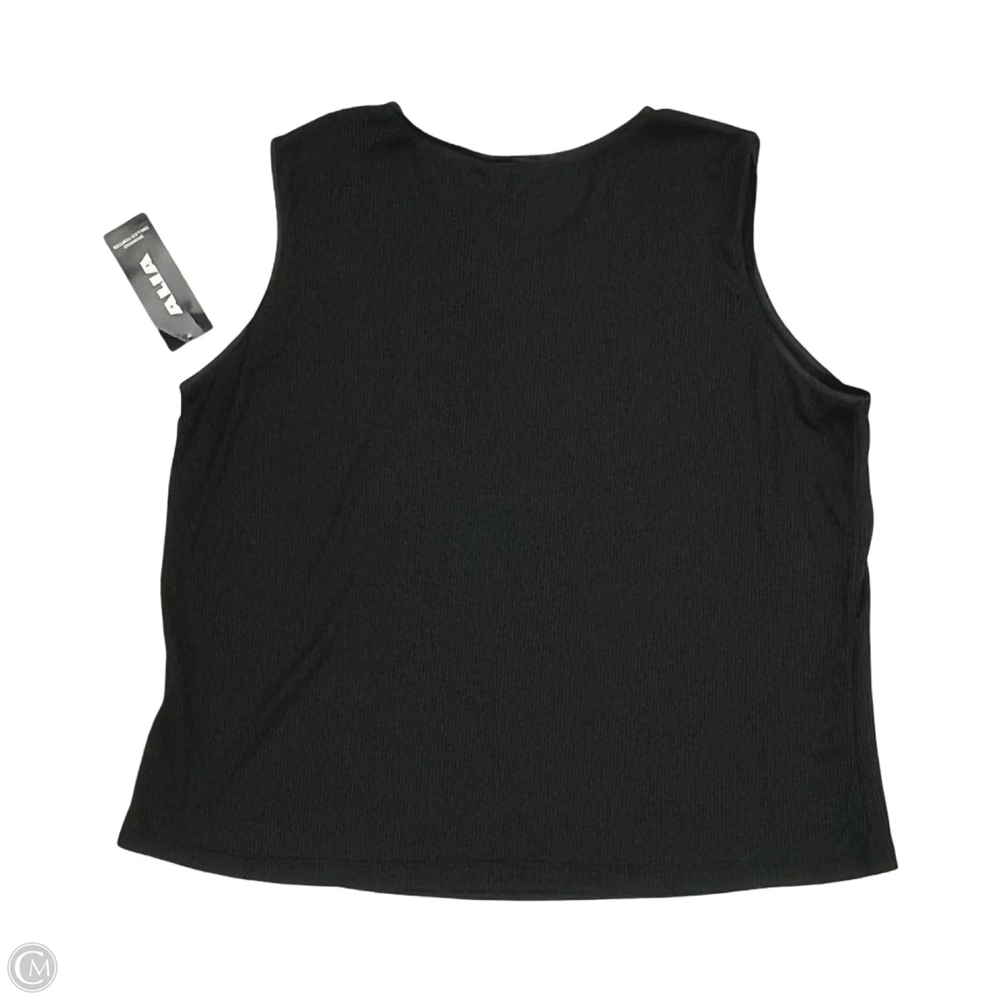 Top Sleeveless By Alia In Black, Size: 3x